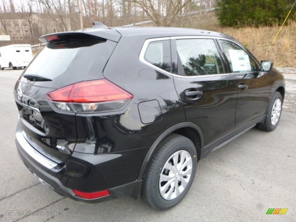 2017 Rogue S AWD - Magnetic Black / Charcoal photo #7