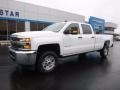 2017 Summit White Chevrolet Silverado 2500HD Work Truck Crew Cab 4x4  photo #1