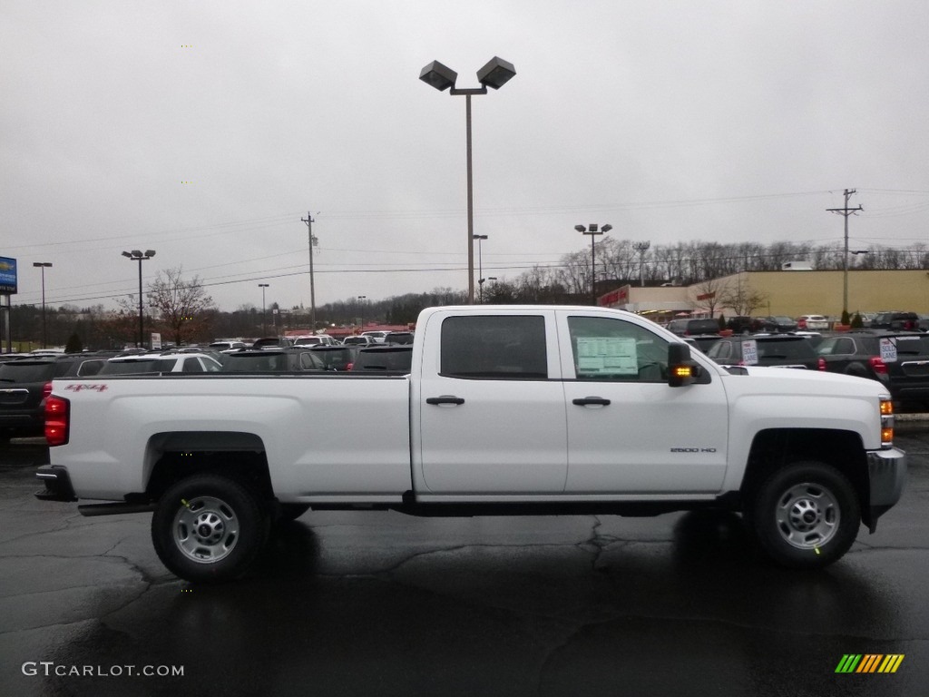 2017 Silverado 2500HD Work Truck Crew Cab 4x4 - Summit White / Dark Ash/Jet Black photo #4