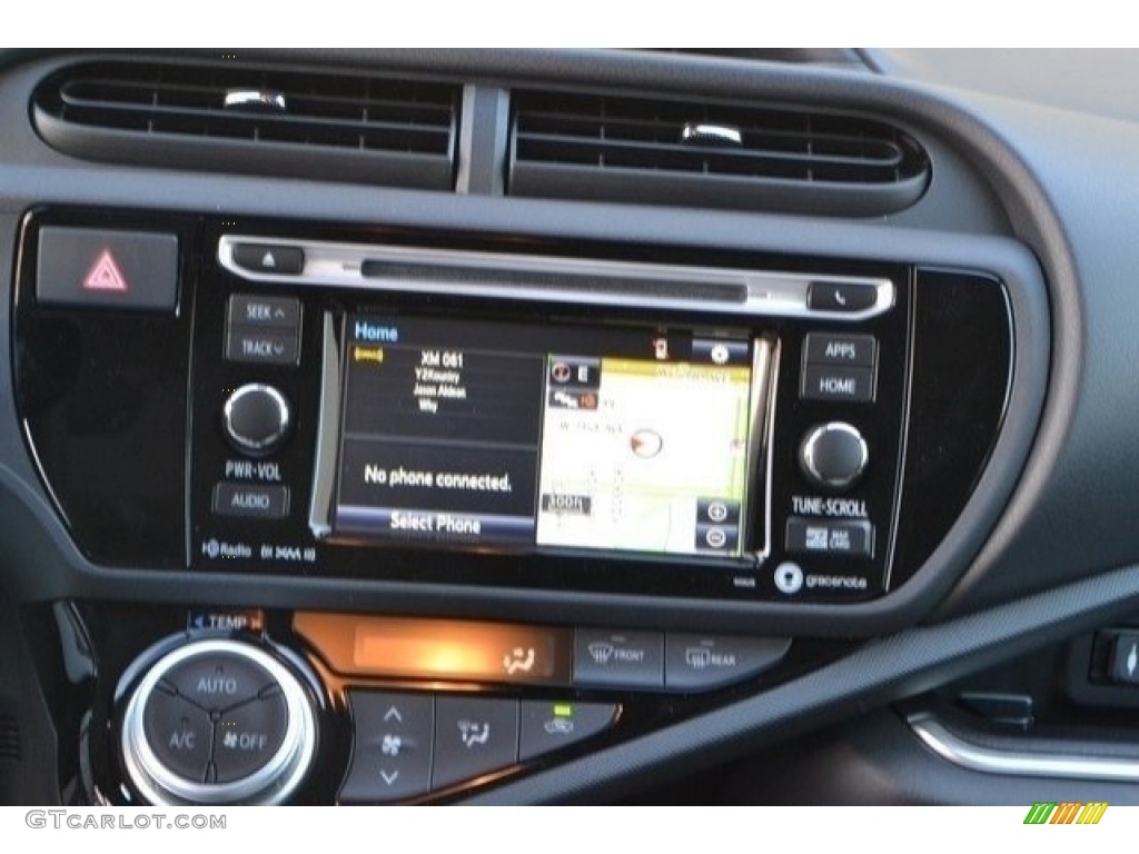 2017 Prius c Four - Classic Silver Metallic / Blue/Black photo #6