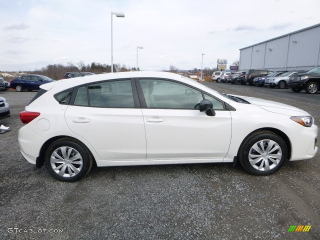 Crystal White Pearl 2017 Subaru Impreza 2.0i 5-Door Exterior Photo #118545072