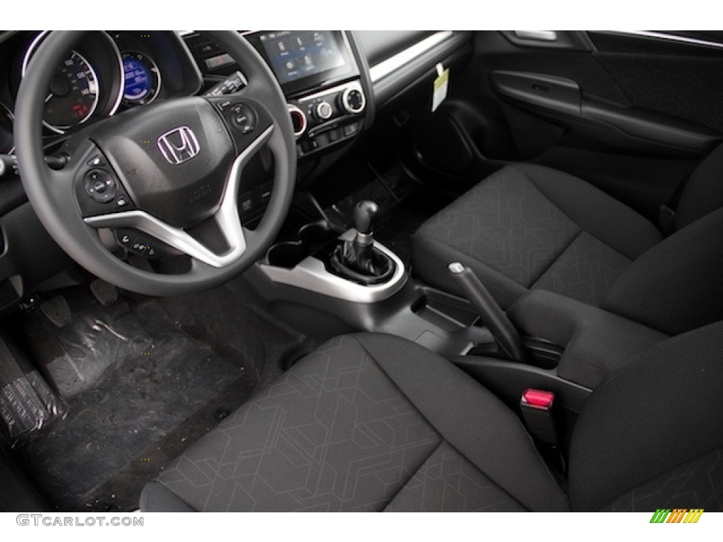 Black Interior 2017 Honda Fit EX Photo #118545411