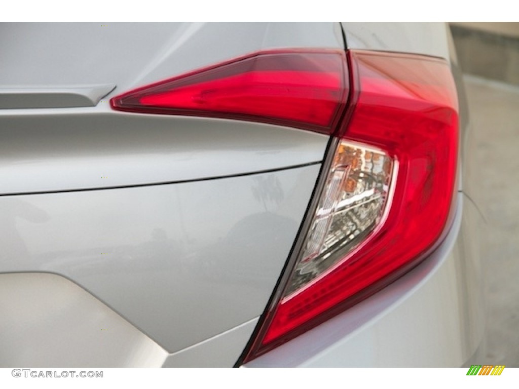 2017 Civic EX-T Sedan - Lunar Silver Metallic / Black photo #4