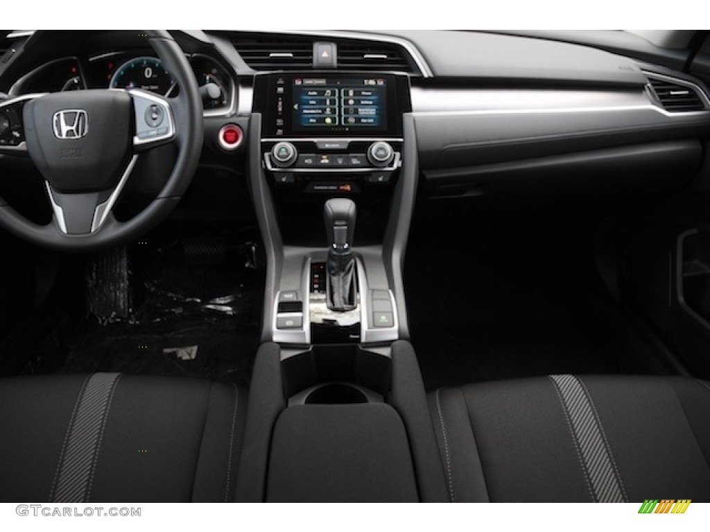 2017 Civic EX-T Sedan - Lunar Silver Metallic / Black photo #13