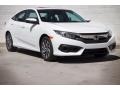 White Orchid Pearl 2017 Honda Civic EX Sedan Exterior