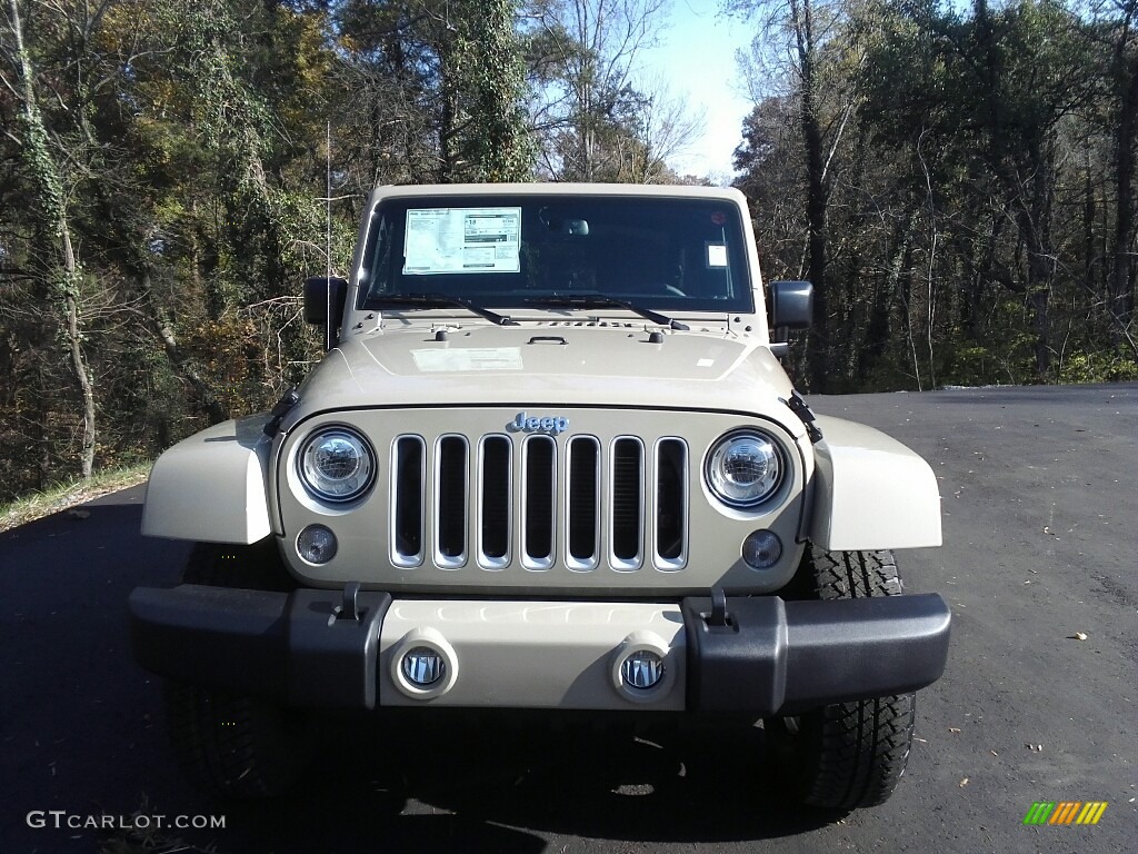 2017 Wrangler Sahara 4x4 - Gobi / Black/Dark Saddle photo #3