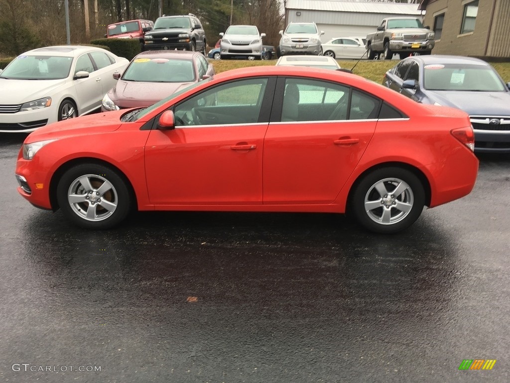 2015 Cruze LT - Red Hot / Brownstone photo #3