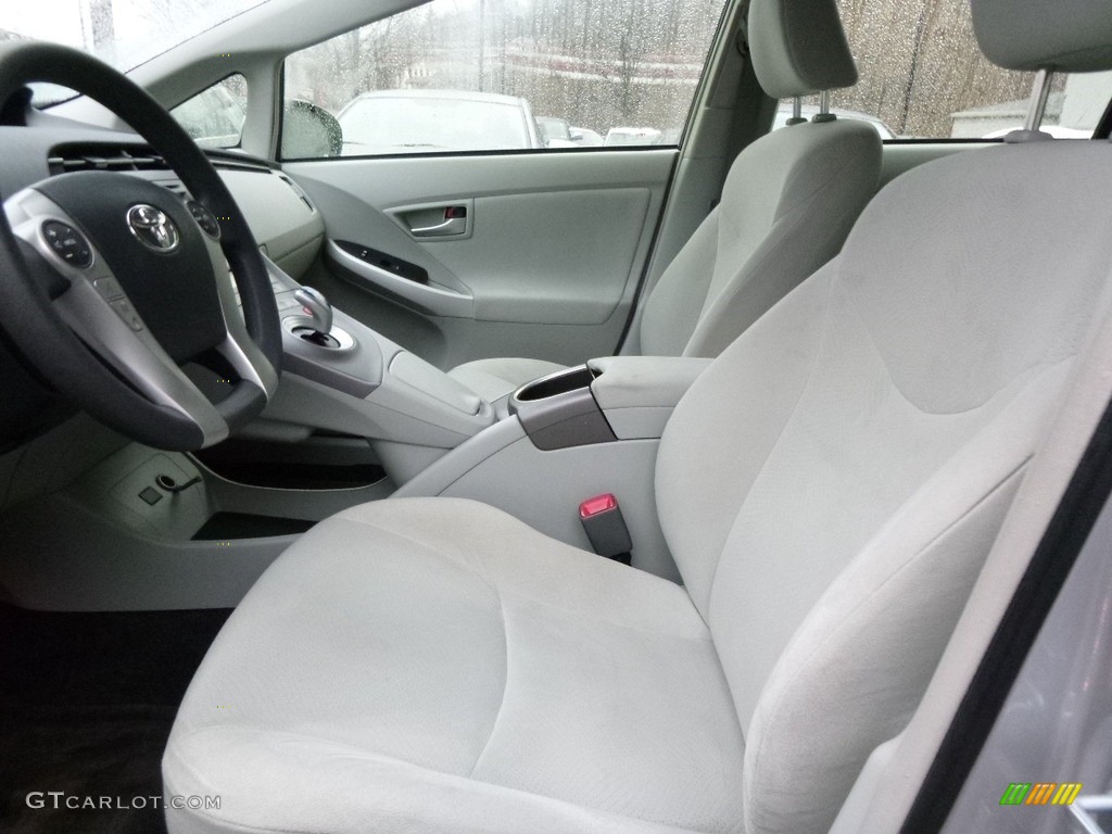 2012 Prius 3rd Gen Three Hybrid - Classic Silver Metallic / Misty Gray photo #5