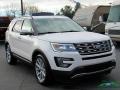 2017 White Platinum Ford Explorer Limited  photo #7