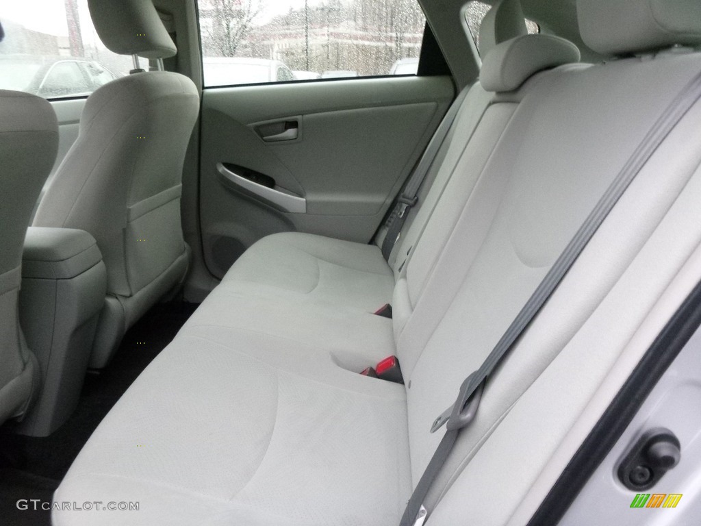2012 Prius 3rd Gen Three Hybrid - Classic Silver Metallic / Misty Gray photo #6