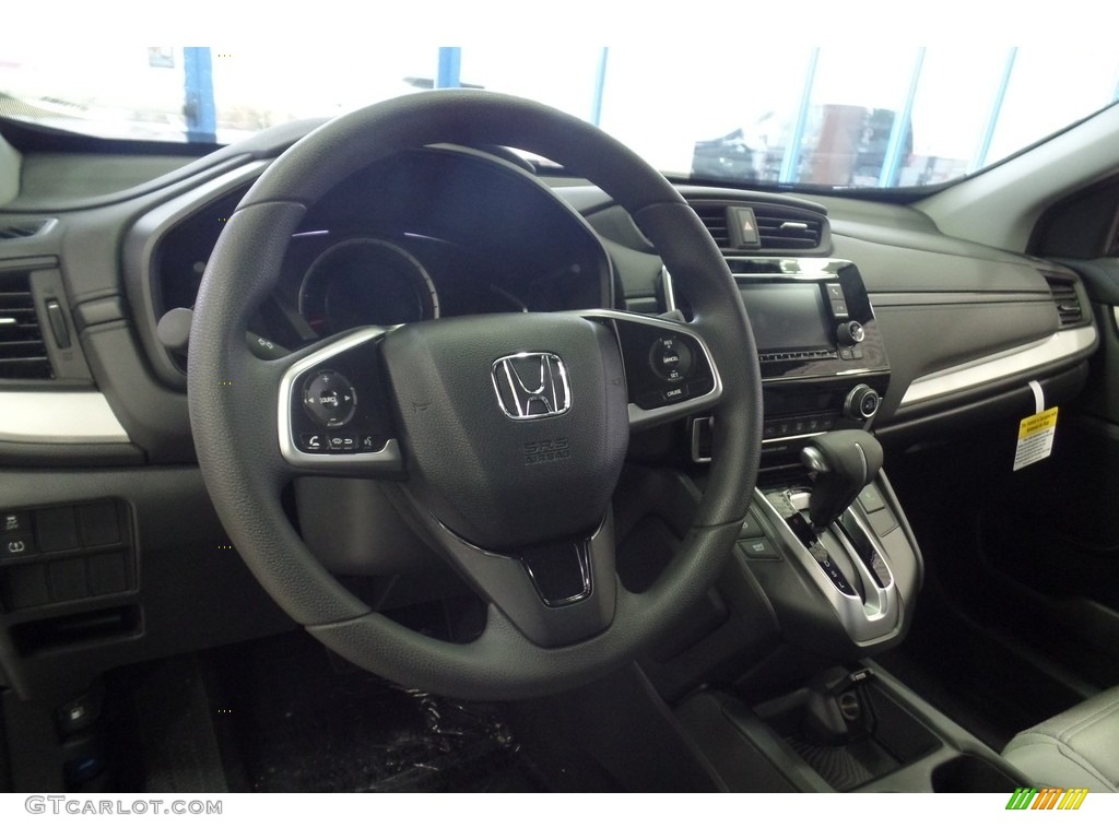 2017 Honda CR-V LX AWD Gray Dashboard Photo #118553214