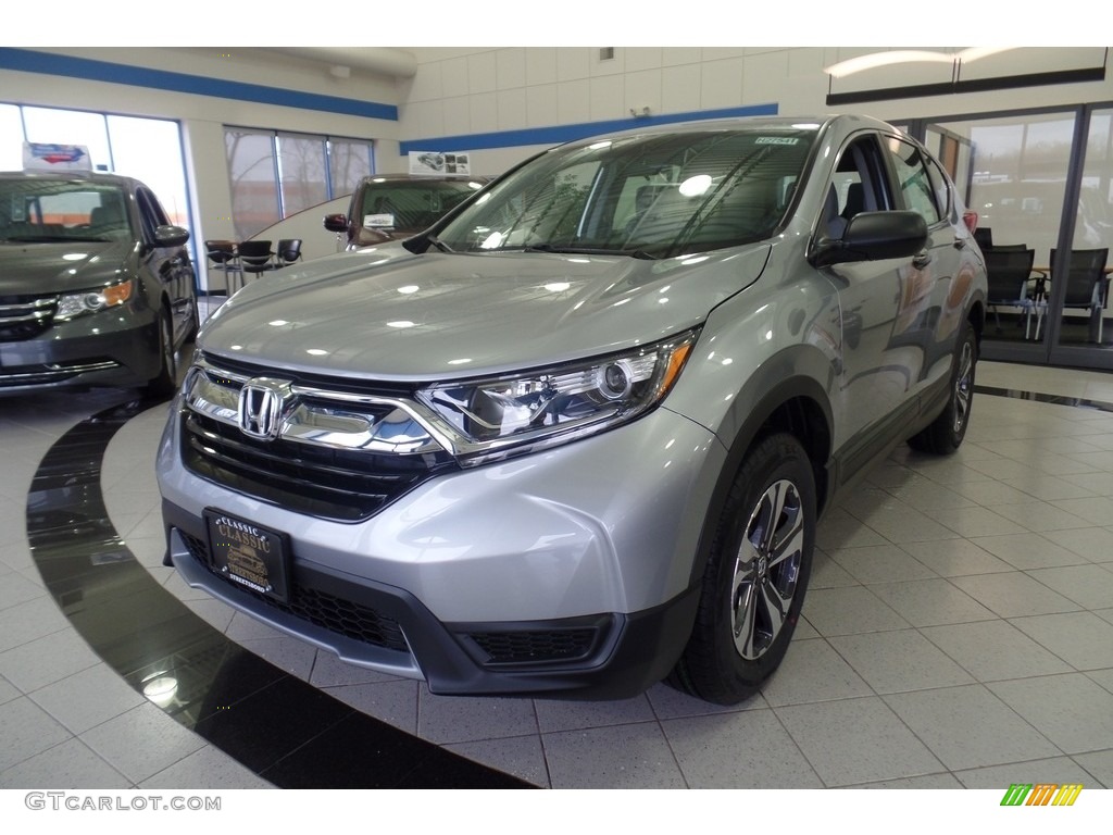 2017 CR-V LX AWD - Lunar Silver Metallic / Gray photo #1