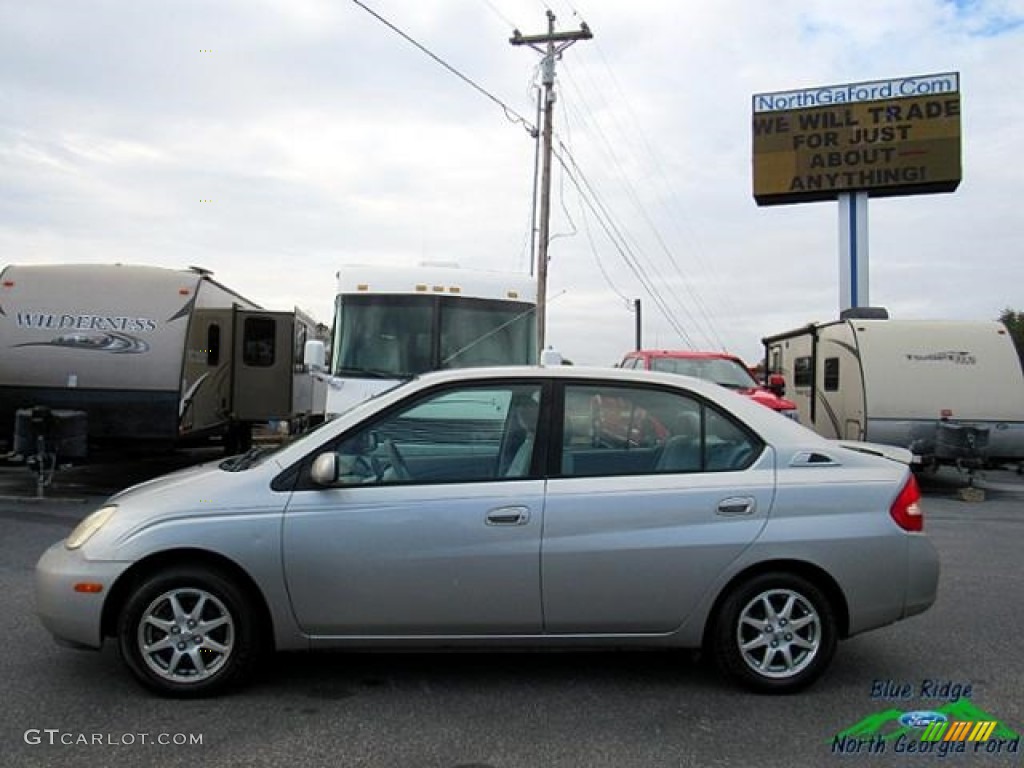 2001 Prius Hybrid - Silver Strata Metallic / Gray photo #2