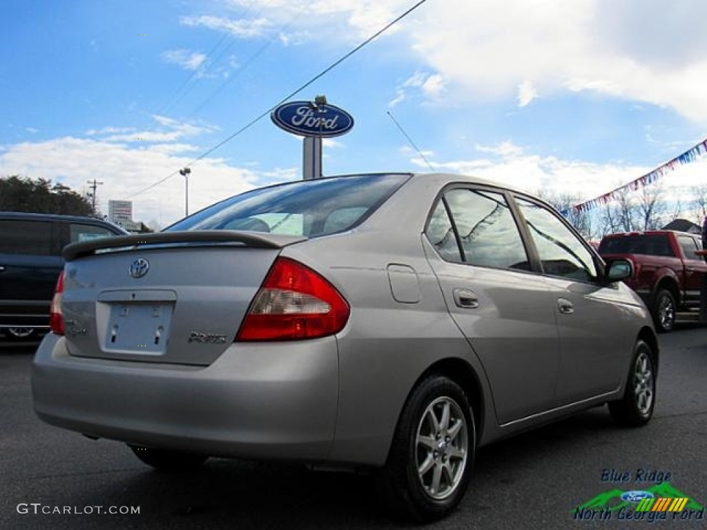 2001 Prius Hybrid - Silver Strata Metallic / Gray photo #5