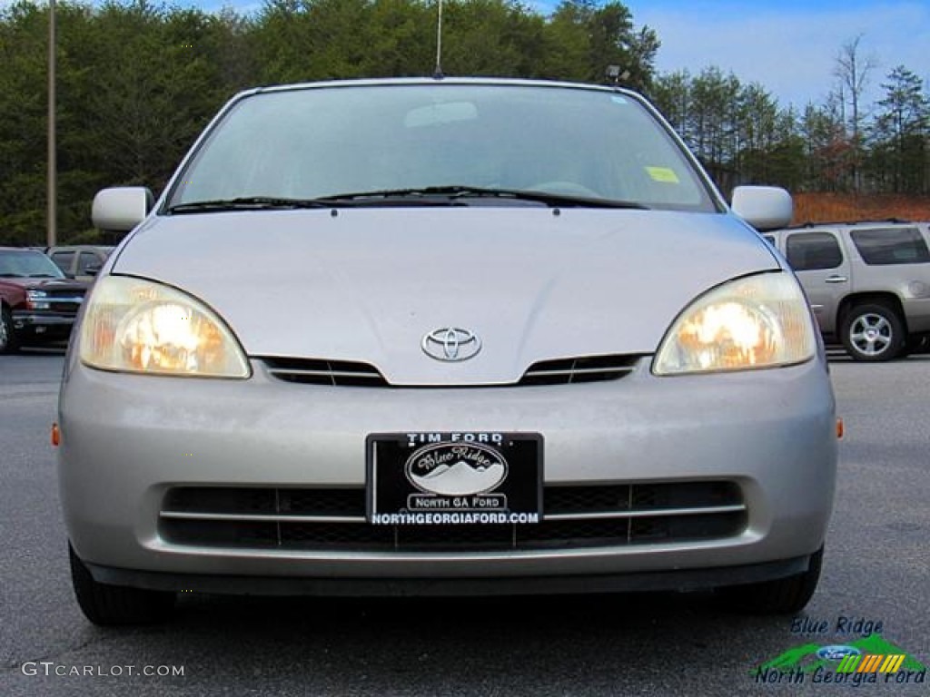 2001 Prius Hybrid - Silver Strata Metallic / Gray photo #8