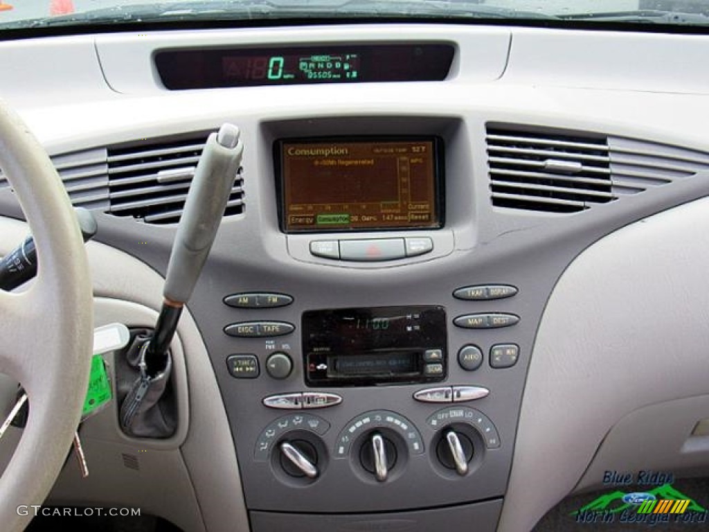 2001 Prius Hybrid - Silver Strata Metallic / Gray photo #16