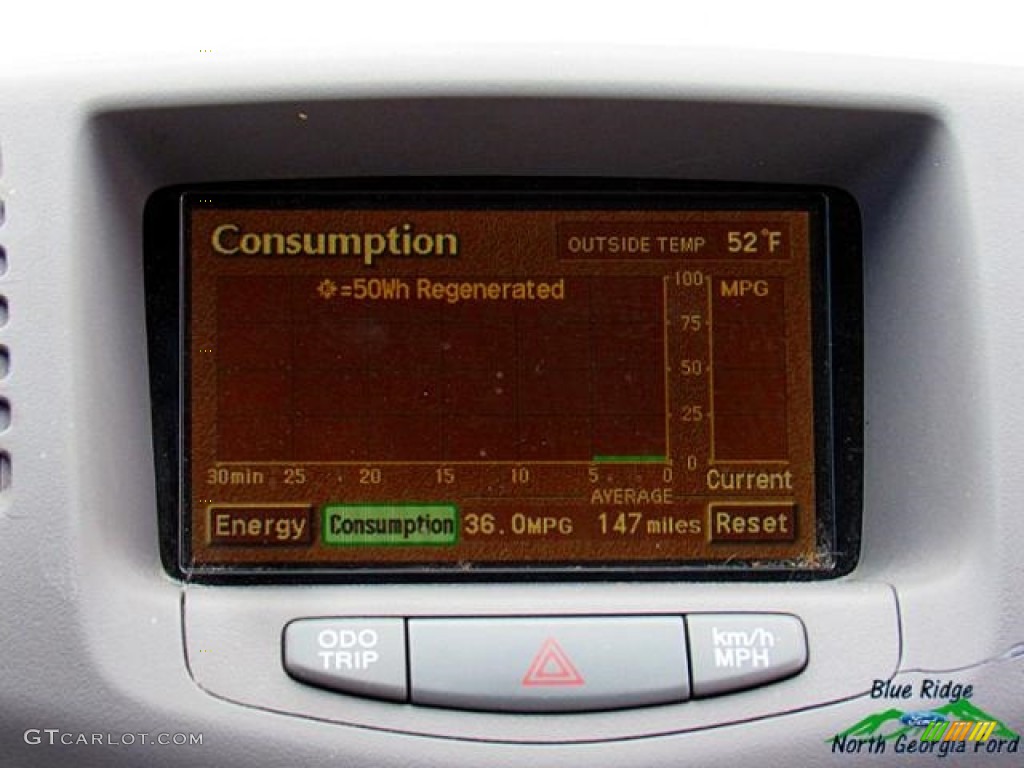 2001 Prius Hybrid - Silver Strata Metallic / Gray photo #18