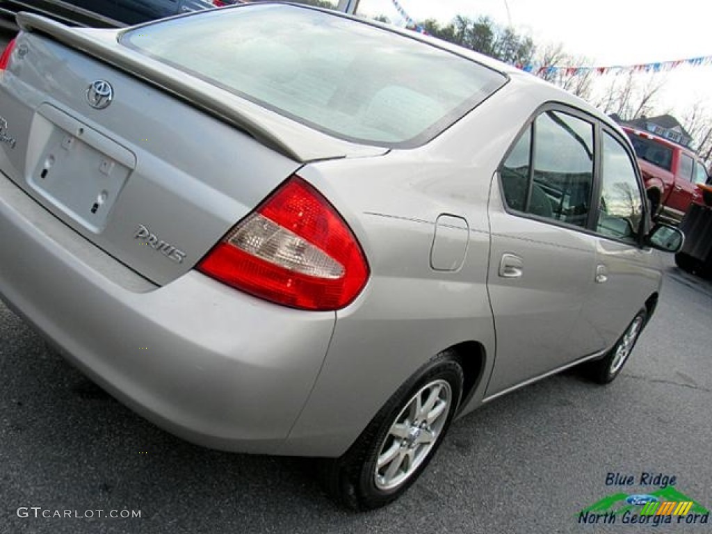 2001 Prius Hybrid - Silver Strata Metallic / Gray photo #29