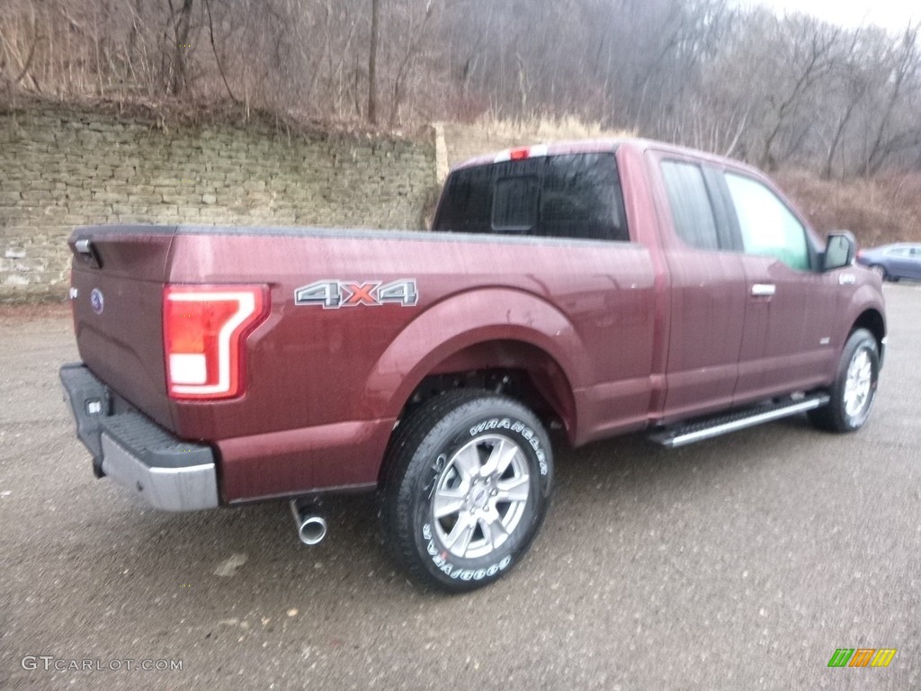2017 F150 XLT SuperCab 4x4 - Bronze Fire / Earth Gray photo #2