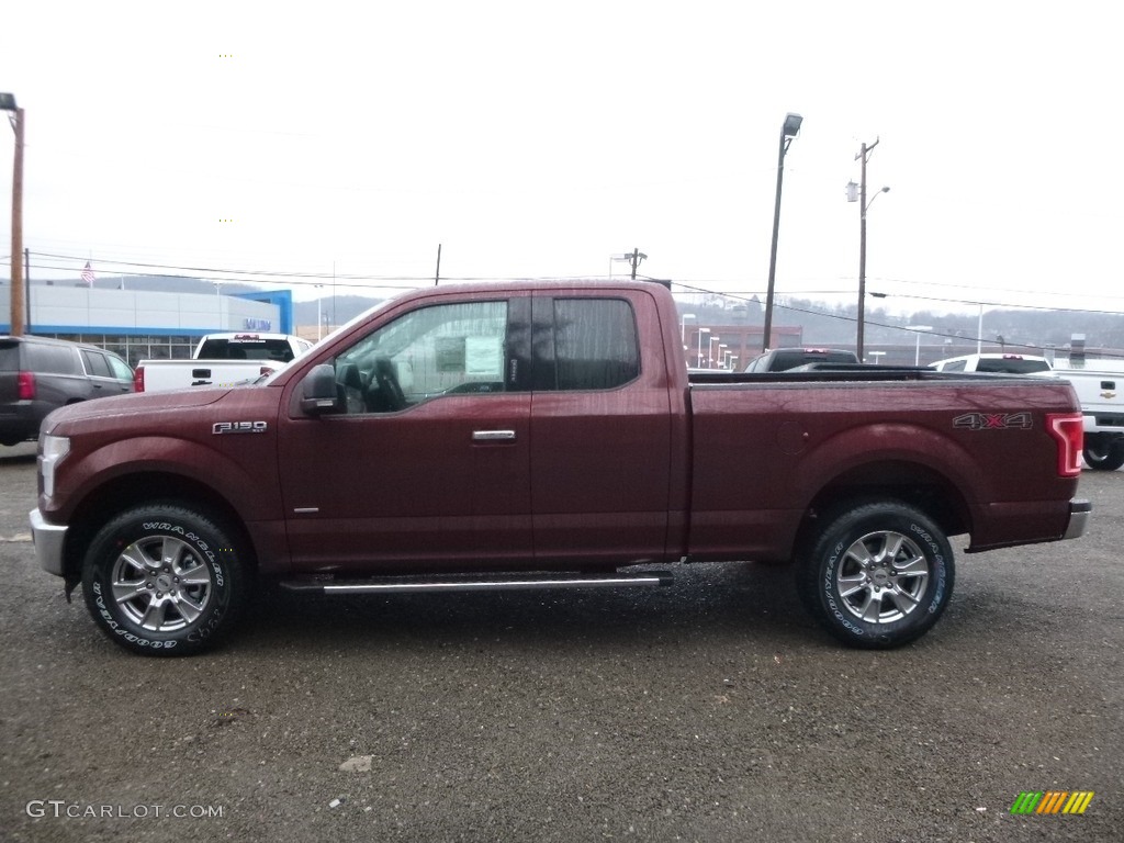 2017 F150 XLT SuperCab 4x4 - Bronze Fire / Earth Gray photo #5