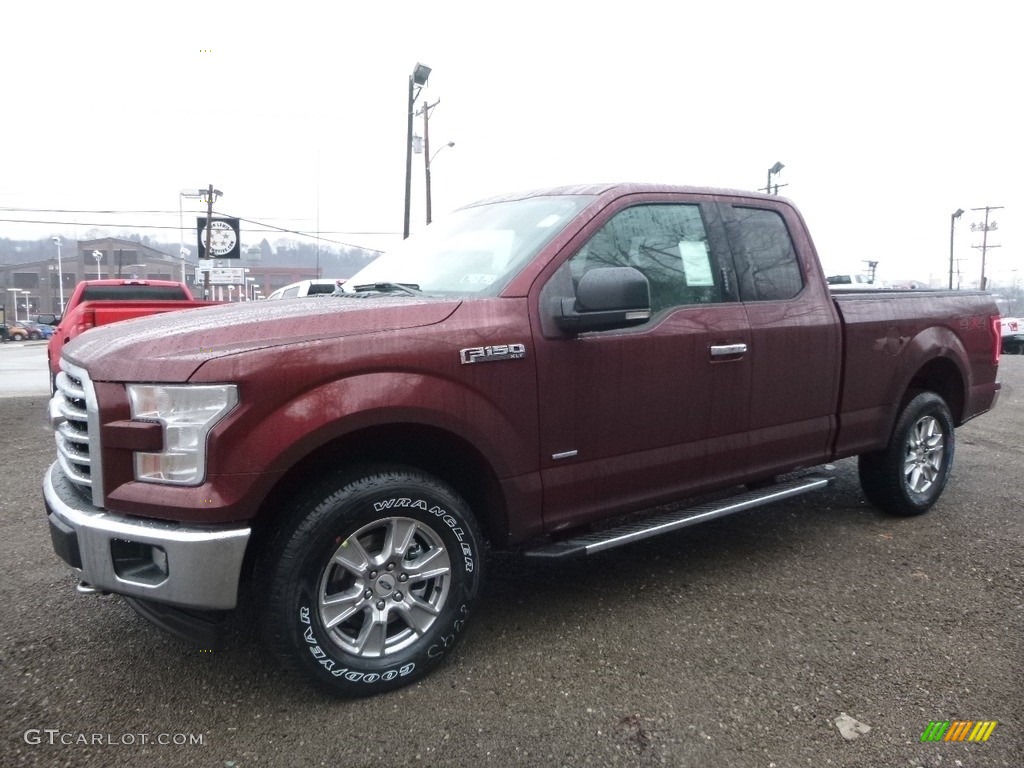 2017 F150 XLT SuperCab 4x4 - Bronze Fire / Earth Gray photo #6