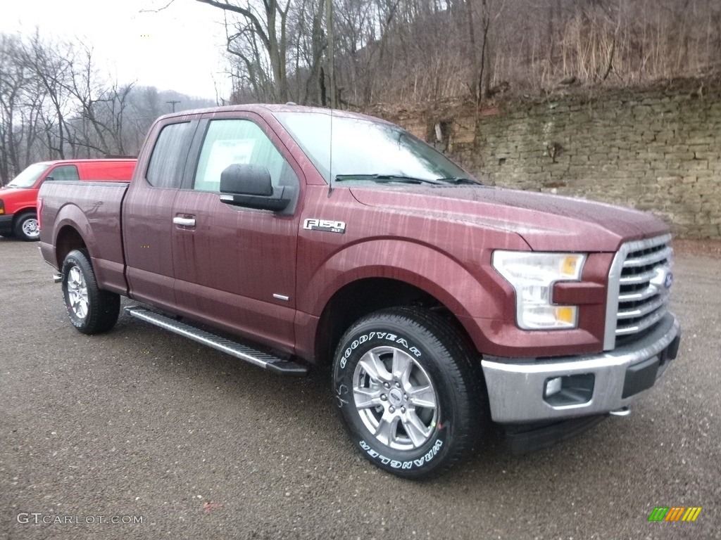 2017 F150 XLT SuperCab 4x4 - Bronze Fire / Earth Gray photo #8