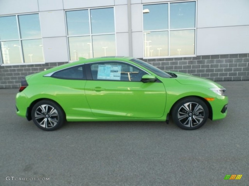 Energy Green Pearl 2017 Honda Civic EX-L Coupe Exterior Photo #118558656