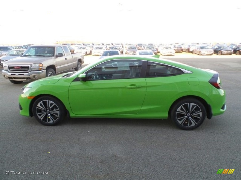 Energy Green Pearl 2017 Honda Civic EX-L Coupe Exterior Photo #118558719