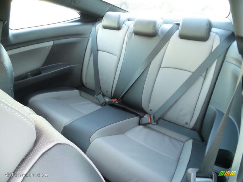 2017 Honda Civic EX-L Coupe Rear Seat Photo #118558815