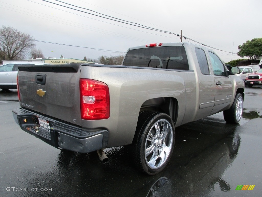 2013 Silverado 1500 LT Extended Cab - Graystone Metallic / Light Titanium/Dark Titanium photo #7