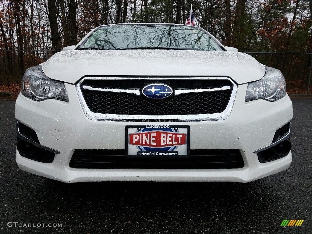 2016 Impreza 2.0i Premium 5-door - Crystal White Pearl / Ivory photo #2