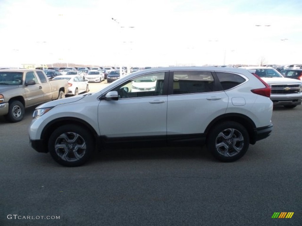 2017 CR-V EX-L AWD - White Diamond Pearl / Ivory photo #6