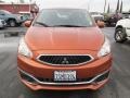 2017 Sunrise Orange Mitsubishi Mirage ES  photo #2