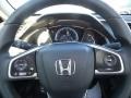 Ivory 2017 Honda Civic EX Sedan Steering Wheel