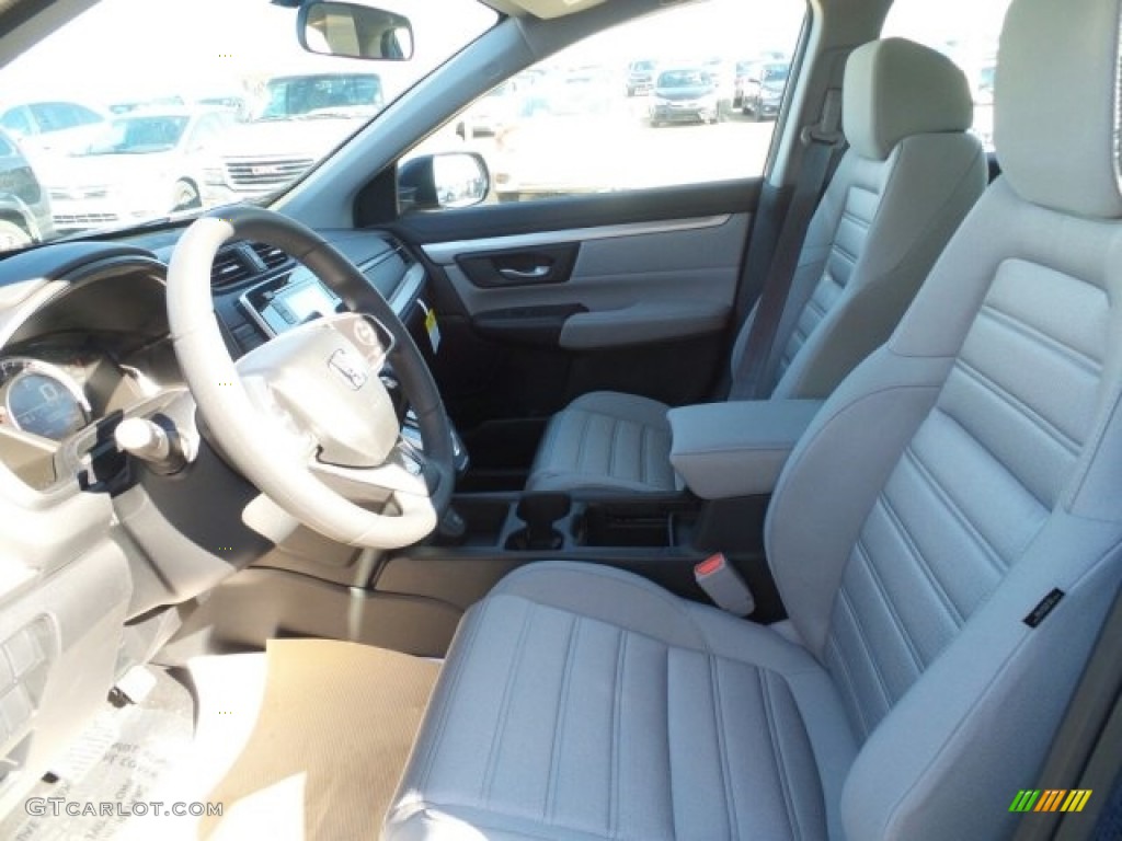 2017 CR-V LX AWD - Obsidian Blue Pearl / Gray photo #9