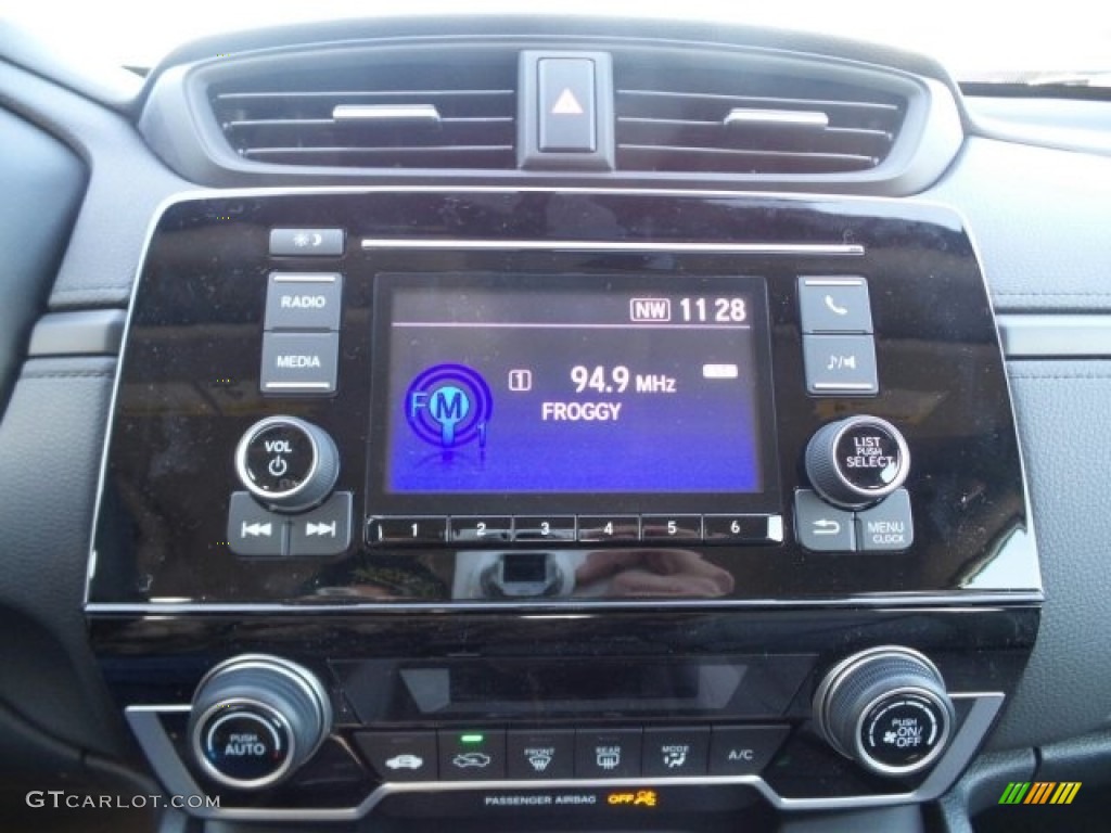 2017 CR-V LX AWD - Obsidian Blue Pearl / Gray photo #14