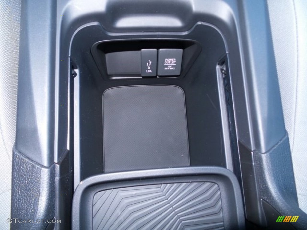 2017 CR-V LX AWD - Obsidian Blue Pearl / Gray photo #17
