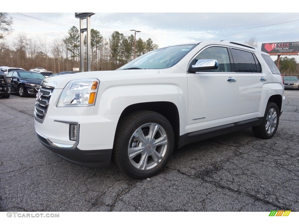 Summit White 2017 GMC Terrain SLT Exterior Photo #118563159