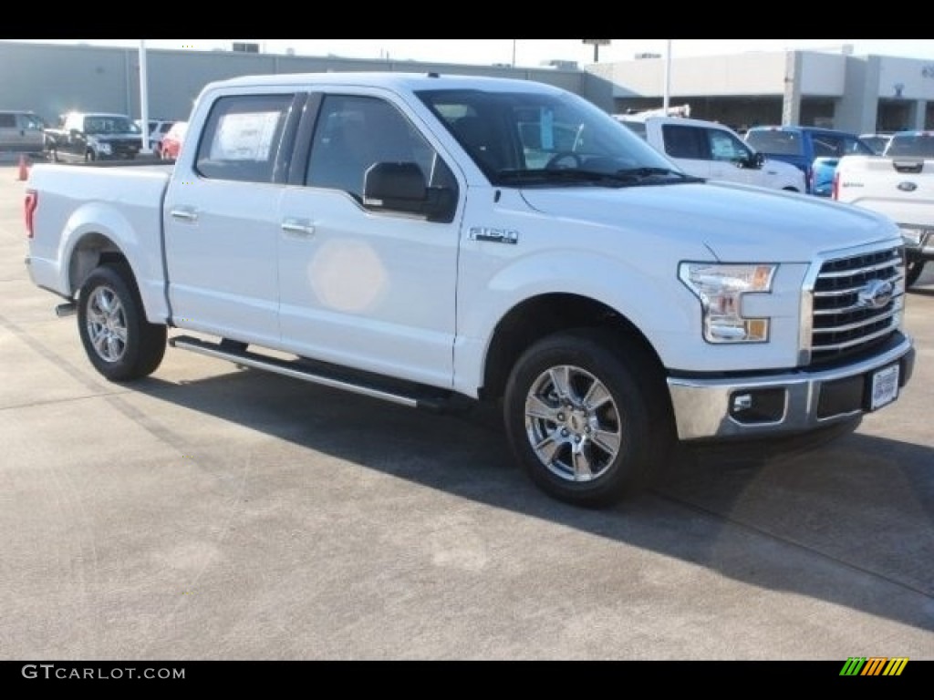 2016 F150 XLT SuperCrew - Oxford White / Medium Earth Gray photo #1