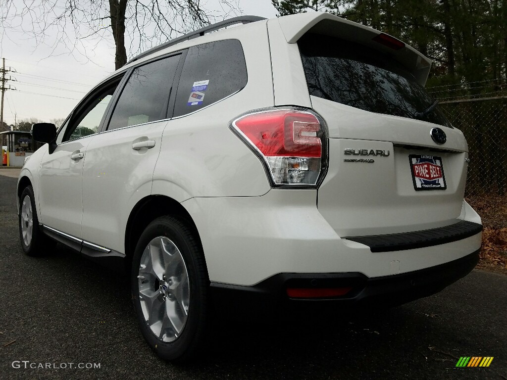 2017 Forester 2.5i Touring - Crystal White Pearl / Saddle Brown photo #4