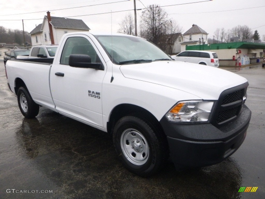 2017 1500 Tradesman Regular Cab 4x4 - Bright White / Black/Diesel Gray photo #11