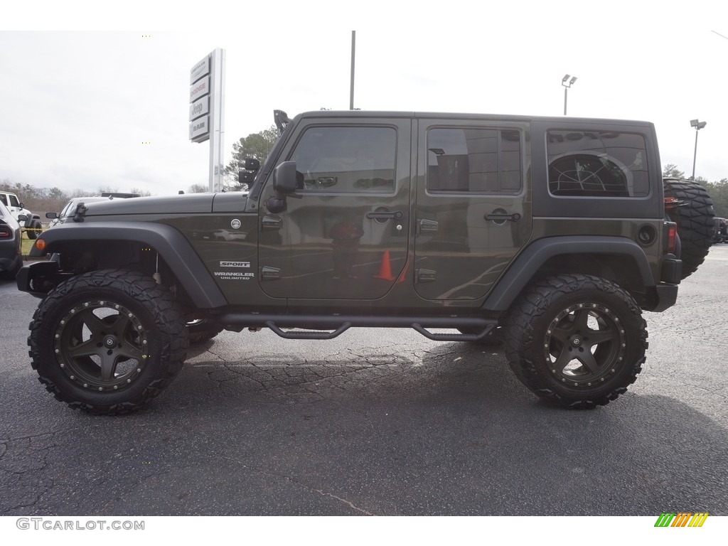 2015 Wrangler Unlimited Sport 4x4 - Tank / Black photo #4