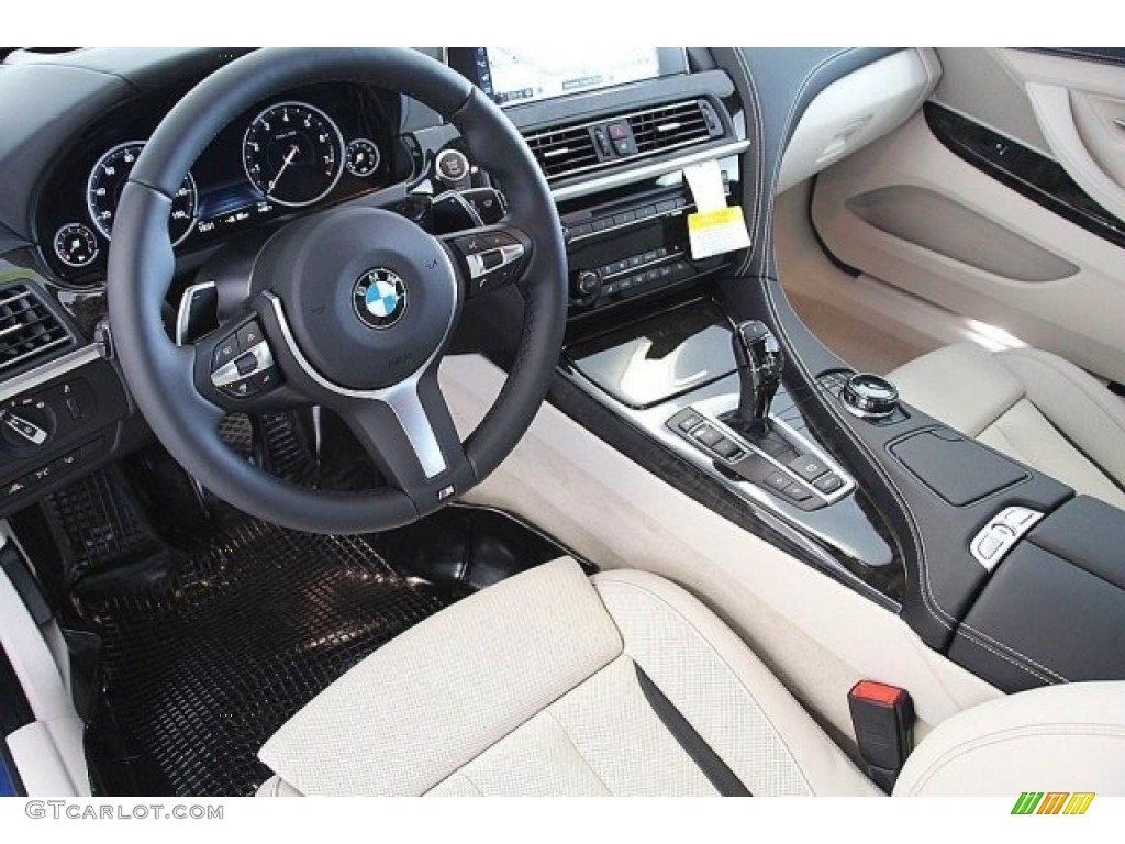 Ivory White Interior 2017 BMW 6 Series 650i Gran Coupe Photo #118566147