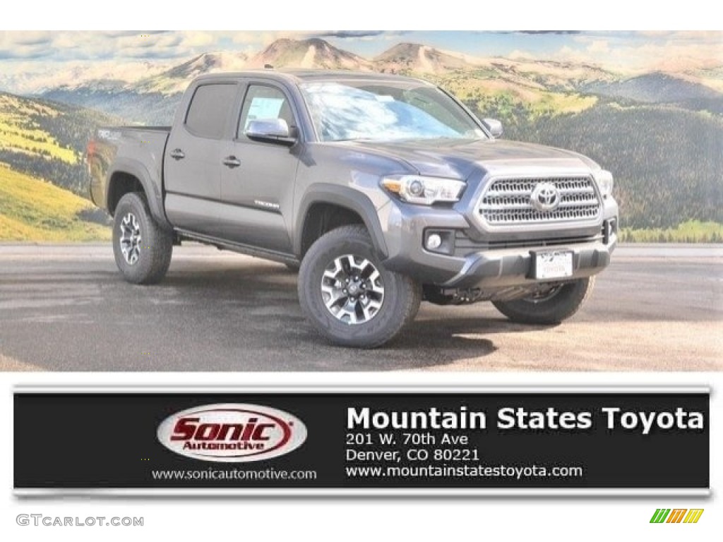 2017 Tacoma TRD Off Road Double Cab 4x4 - Magnetic Gray Metallic / TRD Graphite photo #1