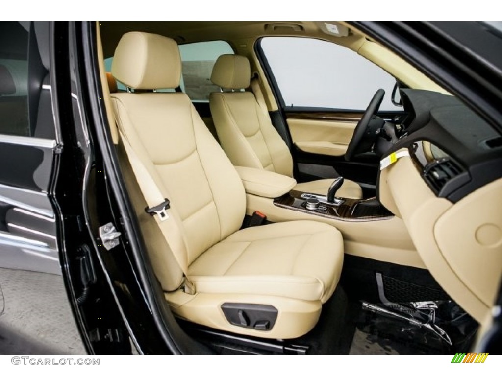 Sand Beige/Black Interior 2017 BMW X3 sDrive28i Photo #118569384