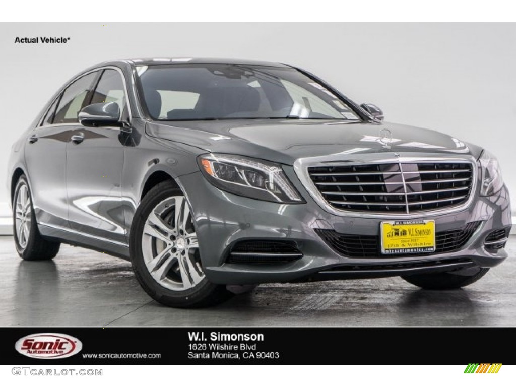 2017 S 550 Sedan - Selenite Grey Metallic / Black photo #1