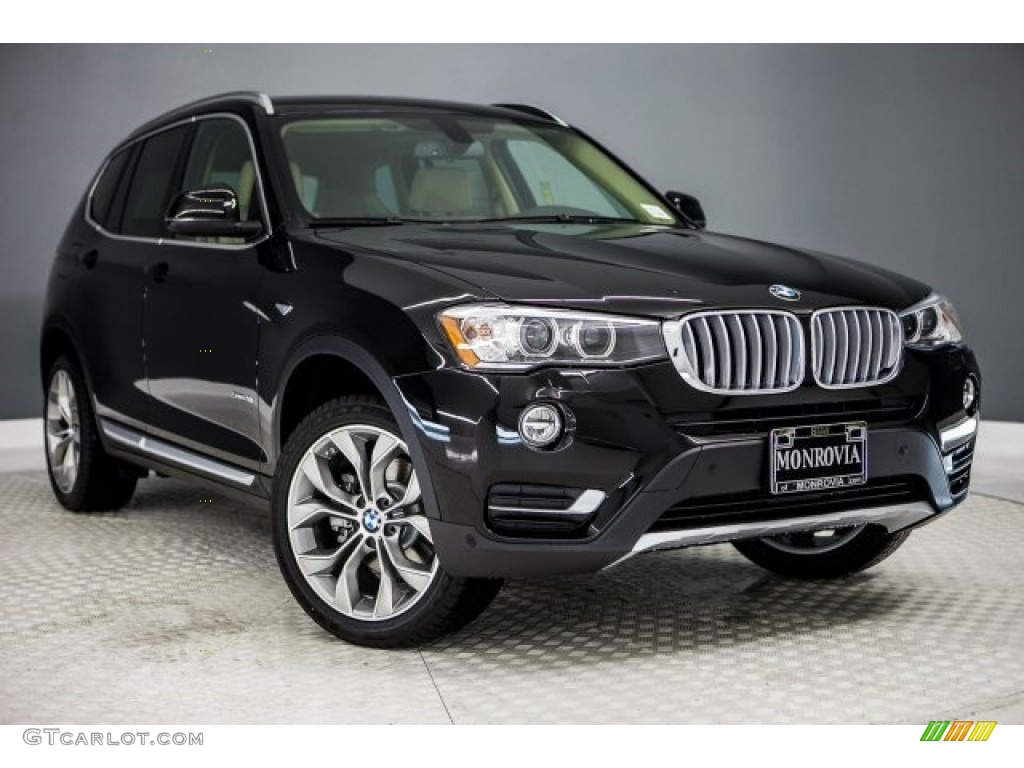 Jet Black 2017 BMW X3 sDrive28i Exterior Photo #118569552