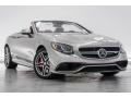 AMG Alubeam Silver 2017 Mercedes-Benz S 63 AMG 4Matic Cabriolet Exterior
