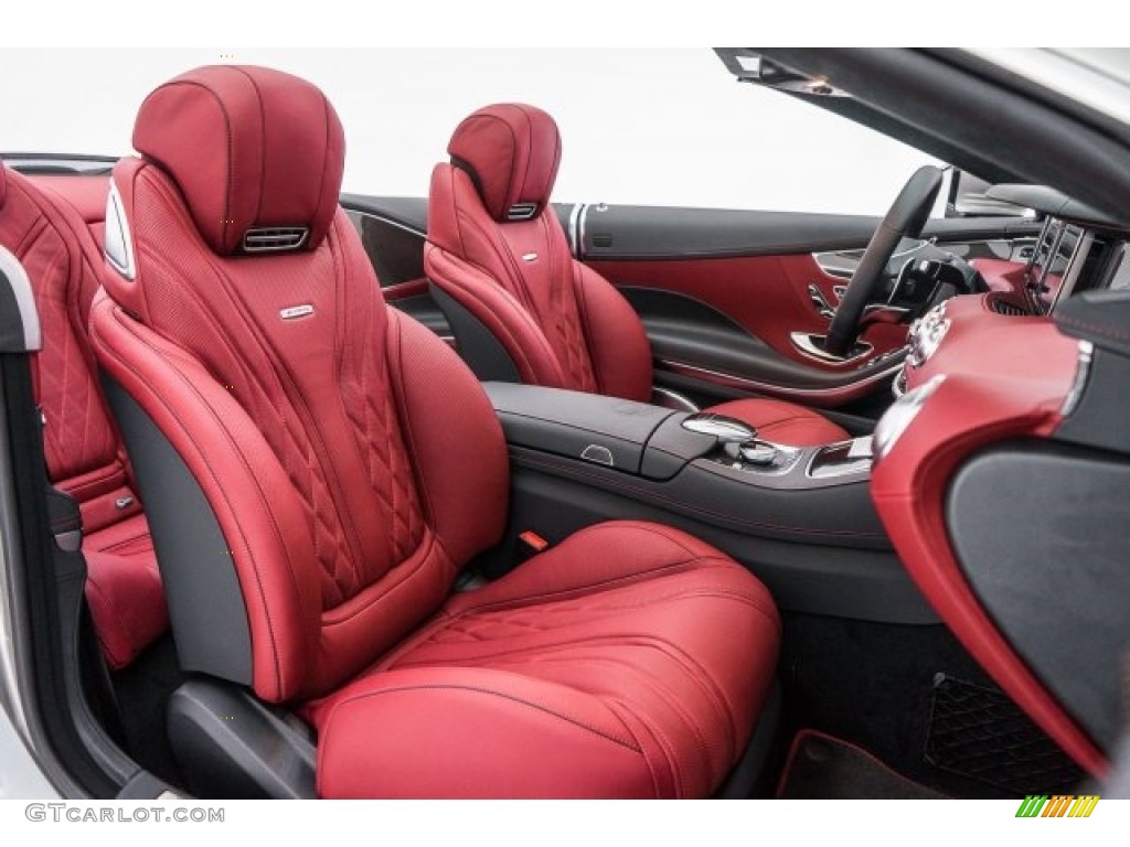 designo Bengal Red/Black Interior 2017 Mercedes-Benz S 63 AMG 4Matic Cabriolet Photo #118570308