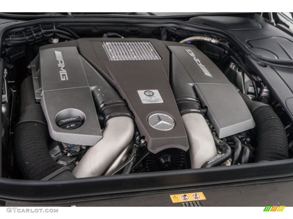 2017 Mercedes-Benz S 63 AMG 4Matic Cabriolet 5.5 Liter AMG biturbo DOHC 32-Valve VVT V8 Engine Photo #118570506